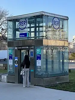 L'accès no&nbsp;6 « Avenue du Bel-Air ».