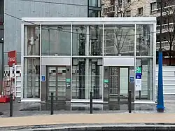 L'accès no&nbsp;2 « Boulevard Victor Hugo ».