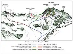Alpinisme à partir du refuge de la Pilatte.