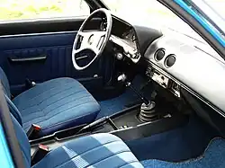 Opel Ascona, intérieur