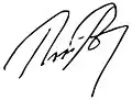 Signature de Rui Rio