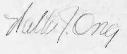signature de Walter J. Ong