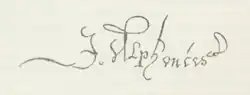 signature de Jean Alfonse