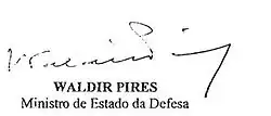 signature de Waldir Pires