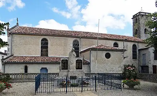 Mur sud et cimetière