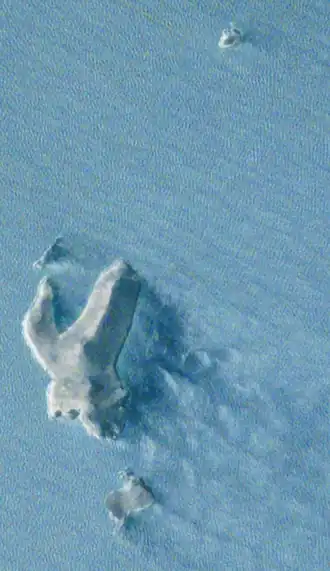 Photo satellite d'Astakida en 2010