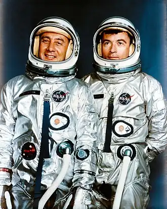 Gemini 3 : Le premier équipage : Grissom et Young.