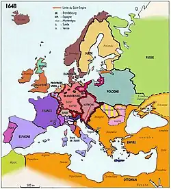 L'Europe à la Paix de Münster.