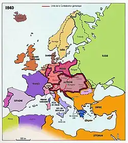 La restauration en Europe.