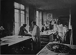 Vue de l'atelier Paul Simon.