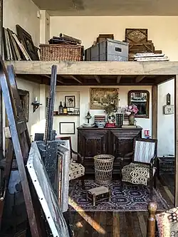 Vue de l'atelier, Paris, musée de Montmartre.