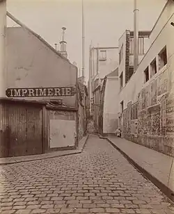 Vers 1899-1900 (photographie d'Eugène Atget).