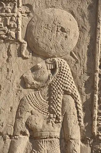 Relief de Répit dans le temple d'Athribis