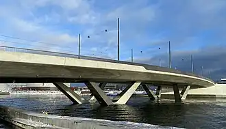 Le pont de l'Atlantique en février 2022.