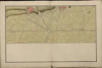 Carte de Thiais vers 1780, Atlas de Trudaine.
