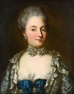 Portrait d’une archiduchesse, attribué à Gabrielle Bertrand-Beyer.