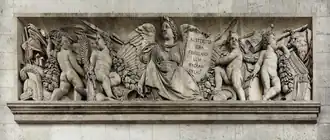 Attributs des victoires du Nord par François-Joseph Bosio.