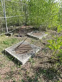 Les têtes de puits matérialisées.