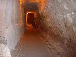 Intérieur de la galerie.