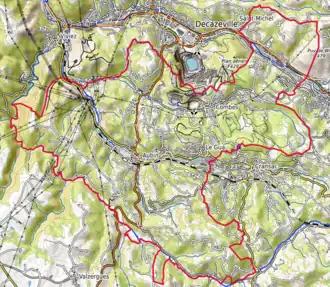 Carte topographique.