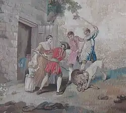 Tapisserie d'Aubusson , réalisée vers 1775-1780 à partir d'un carton de Jean-Baptiste Oudry
