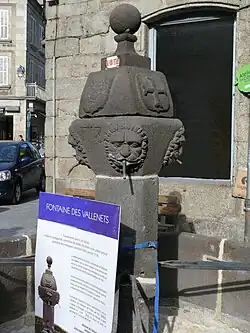 La fontaine des Vallenet.