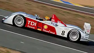L'Audi R10, victorieuse de l'édition du Mans 2006.