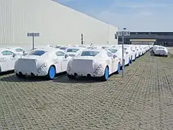 Audi TT prête pour le transport à Győr