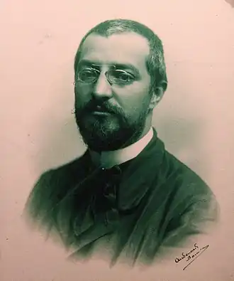 L'architecte Josep Puig i Cadafalch, vers 1900.