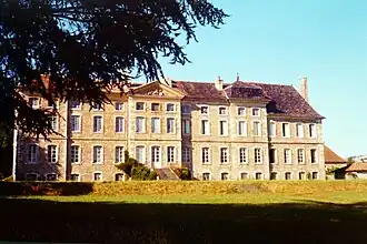 Le château d'Audour dans les années 1980.