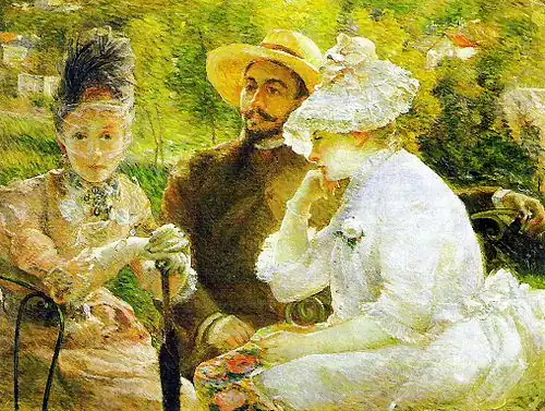 Marie BracquemondSur la terrasse de Sèvres,1880Petit Palais.