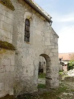 Chevet de la sacristie.