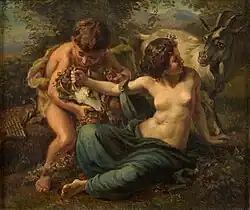 Amalthée, August von Kloeber (vers 1864).