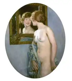 Nu au miroir