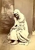 Vieillard algérien  - Biskra - c. 1875.