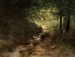 Auguste Prévot-Valéri, Le fond du rû, vers 1930.