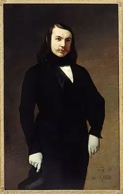 Théophile Gautier, 1839, Paris, musée de la Vie Romantique.