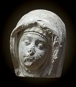 Tête féminine musée des Augustins de Toulouse.