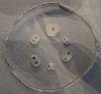 Aulnay-aux-Planches, parures du Néolithique.