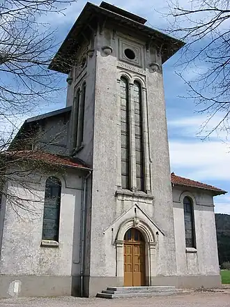 L'église Notre-Dame-du-Saint-Rosaire Aumontzey.