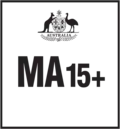 OFLC MA15+ — inadapté au moins de 15 ans et nécessite un accord parental si moins de 15 ans (MA15+ — Mature Accompanied)