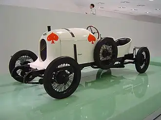 Austro-Daimler Sascha 1922, victorieuse dans sa catégorie de la Targa Florio