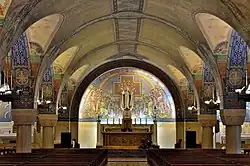 La crypte de la basilique.