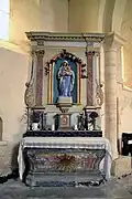L'autel latéral nord.