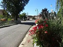 Le village vu depuis le pont.
