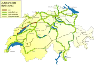 Image illustrative de l’article Autoroute A5 (Suisse)