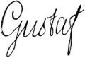 Signature de Gustave IIIGustav III