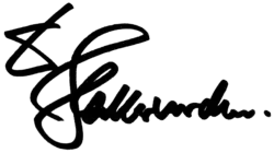 signature de Dieter Hallervorden