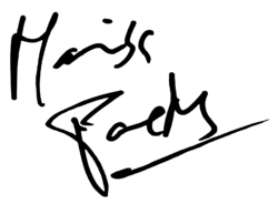 signature de Marisa Paredes