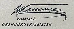 signature de Thomas Wimmer